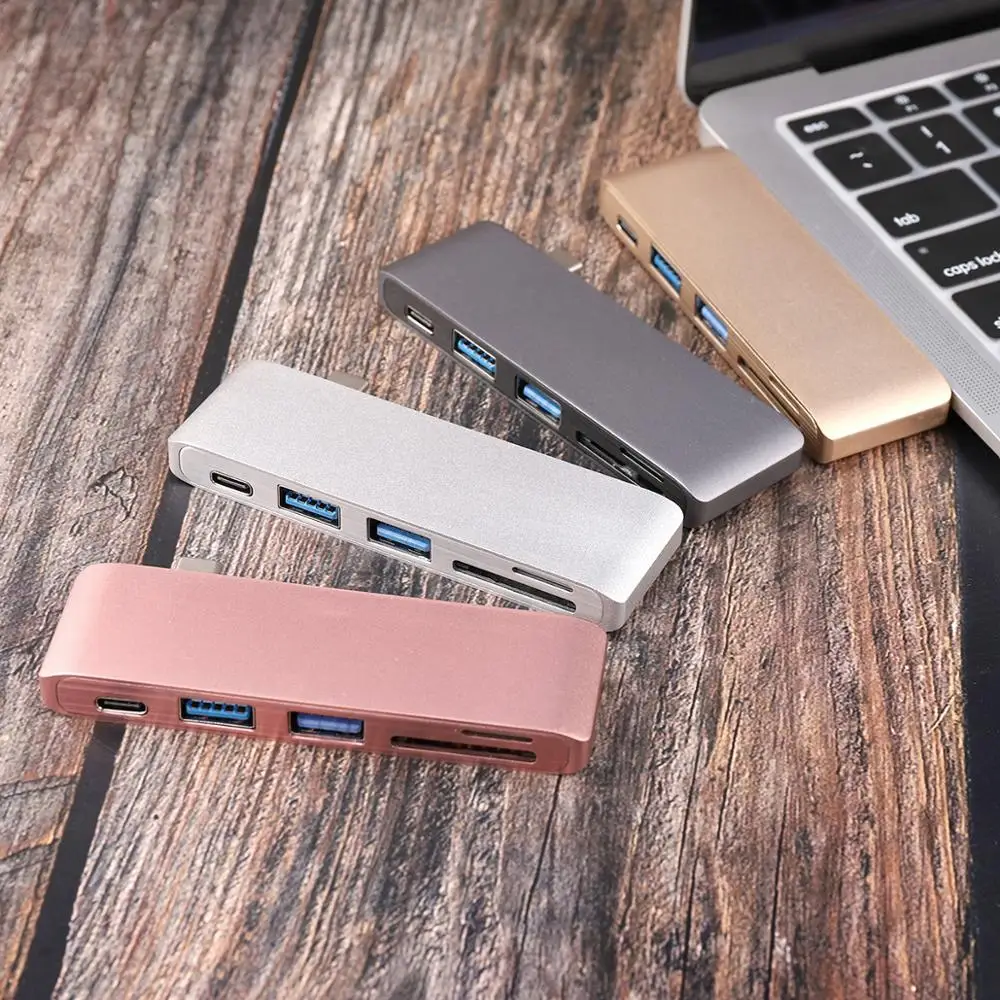 USB C type C концентратор для Macbook Pro Air 12 13 15 16 дюймов USB-C HDMI концентратор разветвитель 3,0 адаптер TF/SD/PD кардридер Тип C