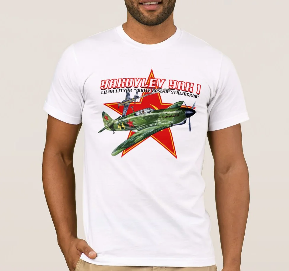 

The Second World War Soviet Union Yak-1 Fighter Airplane Men's T Shirt