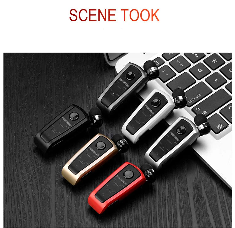 Настоящие Fineblue F910 Беспроводная bluetooth-гарнитура в ухо Вибрационный оповещение о ношении клип наушник Hands-Free для смартфонов