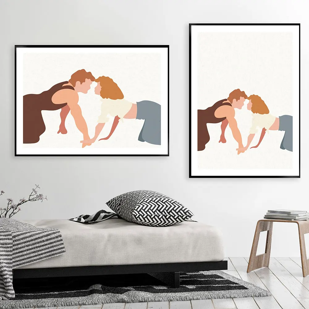 

Abstract Dirty Dancing Poster Minimalist Canvas Painting Nordic Art Print Modern On The Wall Picture For Living Room Home Decor