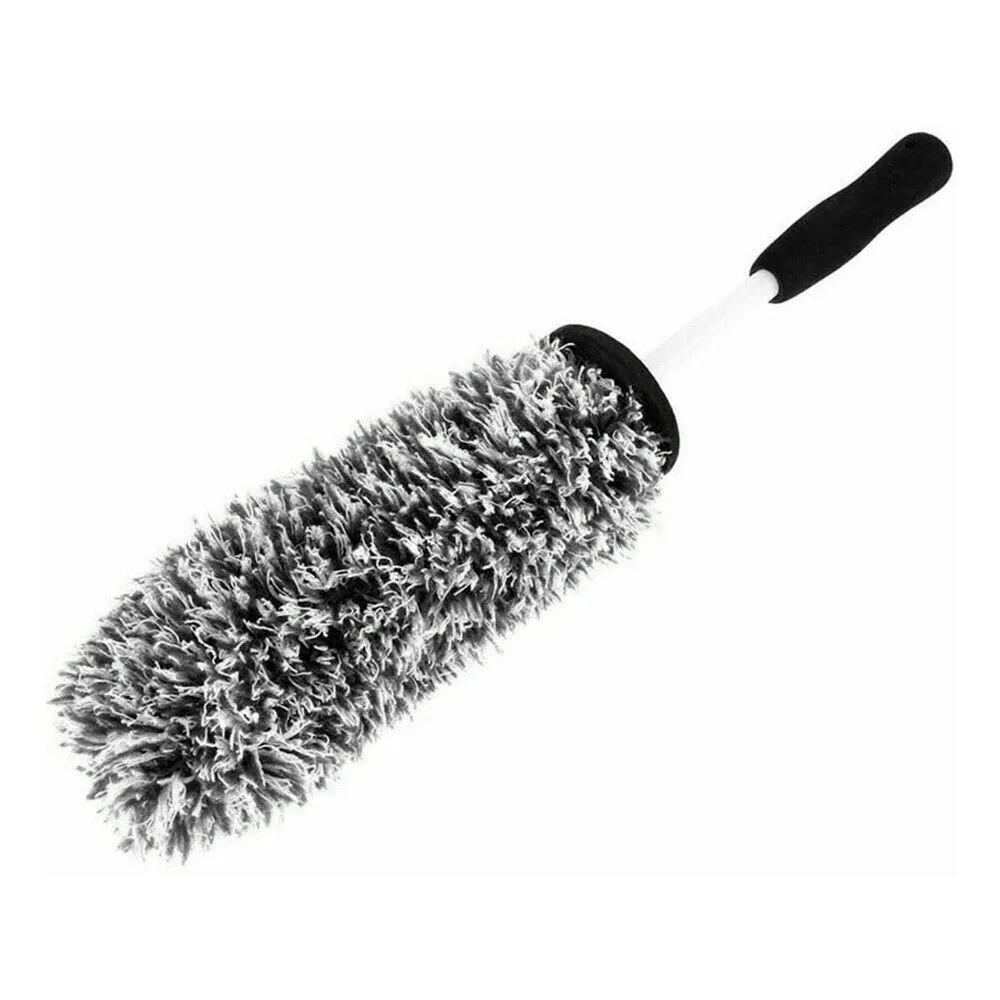 

Car Wheel Cleaning Brush Tool Tire Washing Clean Alloy Soft Bristle Cleaner High Quality Product Fiber And Eva Sponges And More