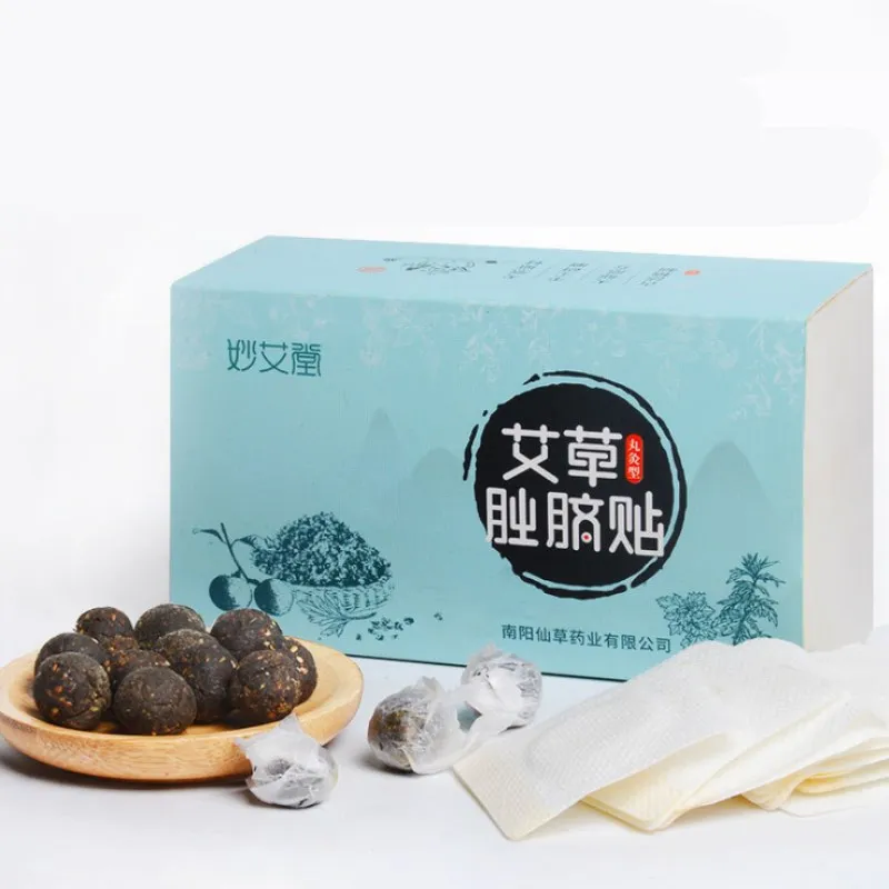 Мокса наклейки для пупка теплый живот буквенной печатью прижигания мокса полыни