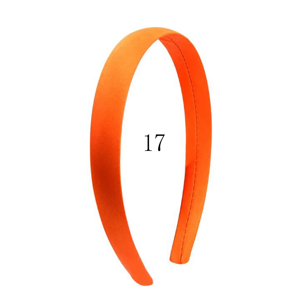 Лидер продаж 2 см модные широкие атласные головные ободки повязки для девушек