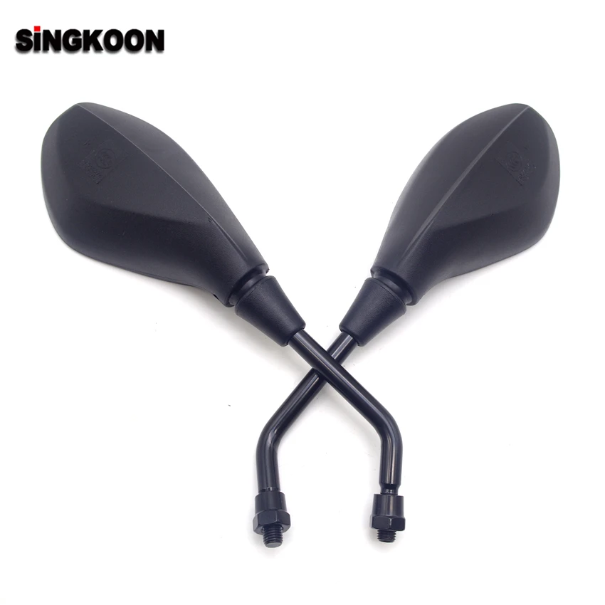 Универсальное боковое зеркало для мотоцикла зеркала заднего вида черный