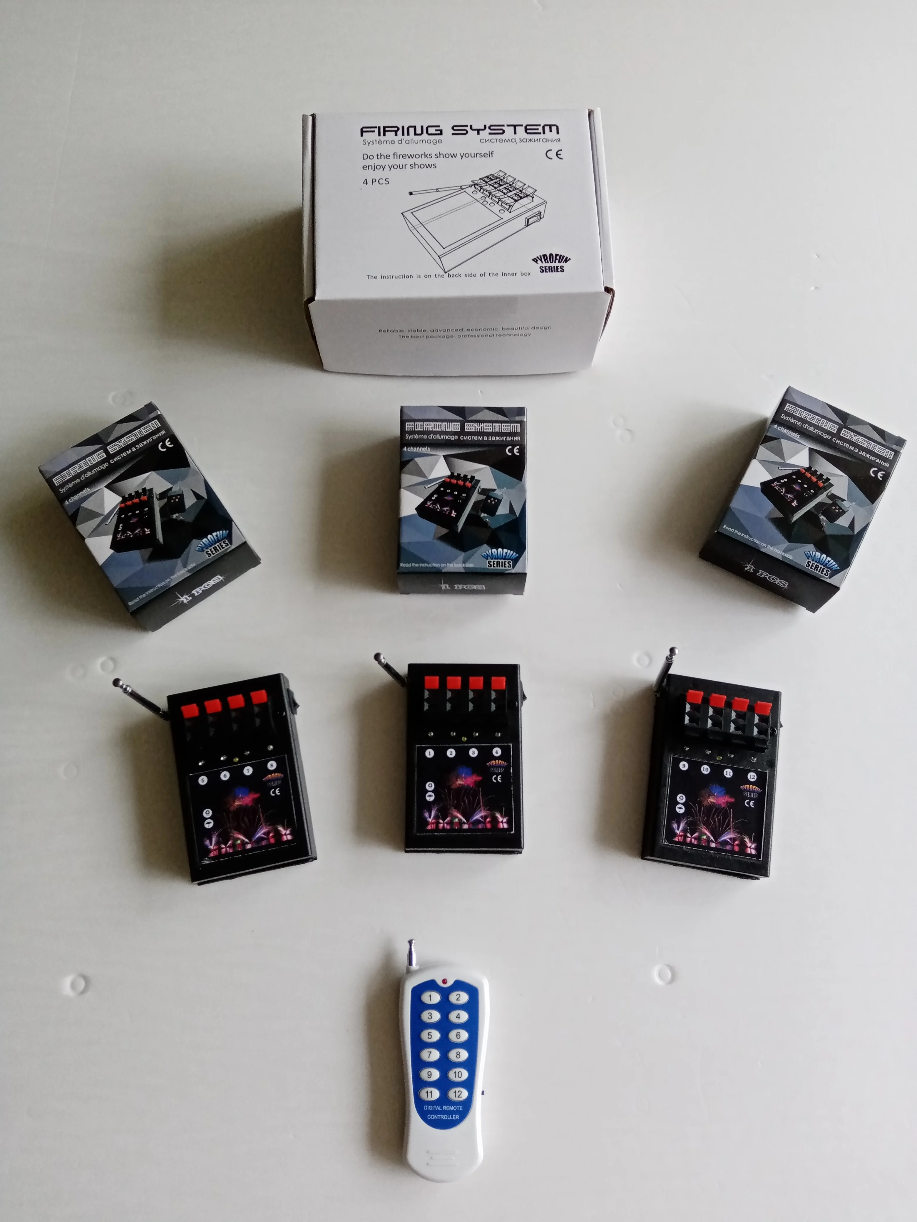 

12 Channels Remote Control Fireworks Firing System