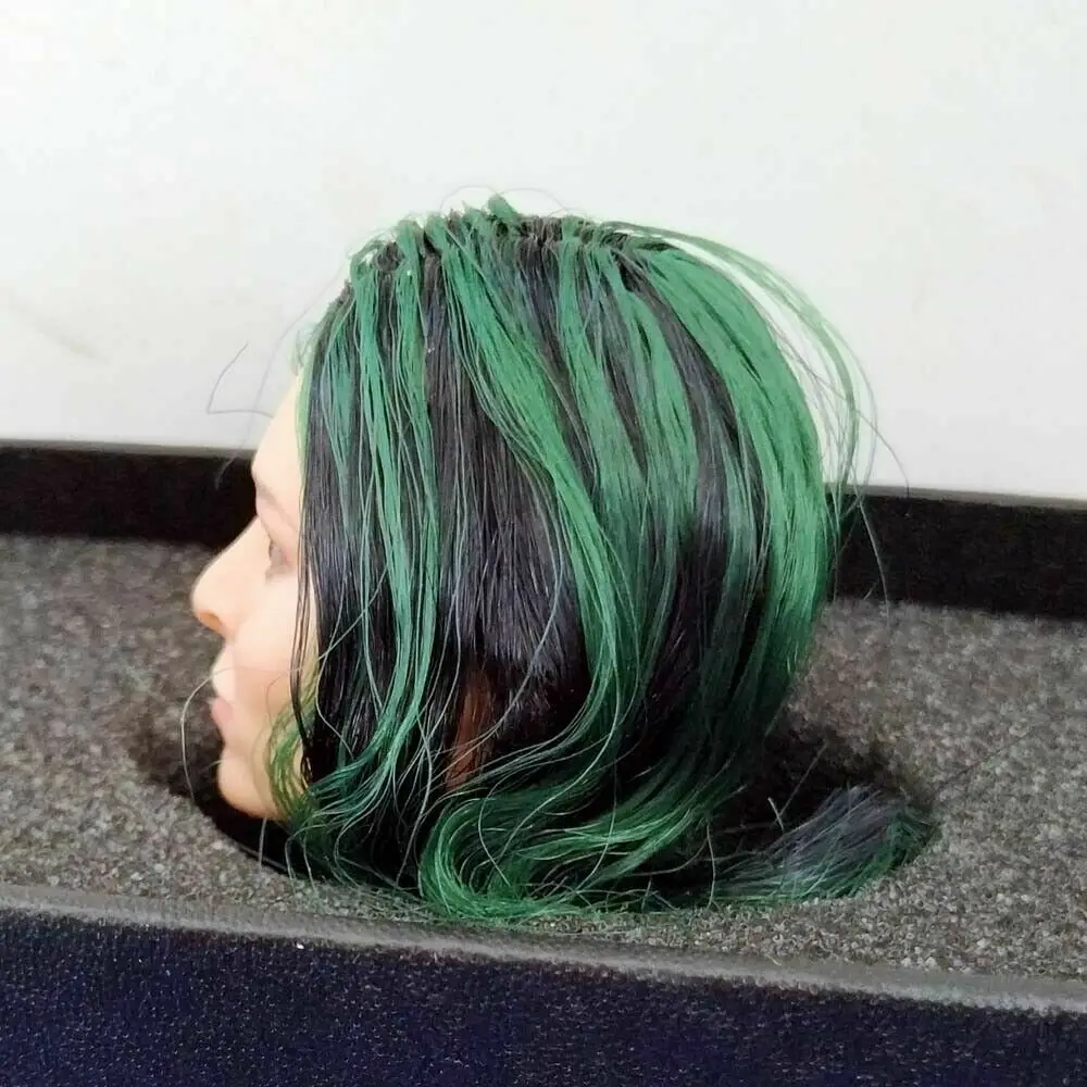 Масштаб 1/6 женская голова солдата резьба Поларис Эмма Дамон Лепка с