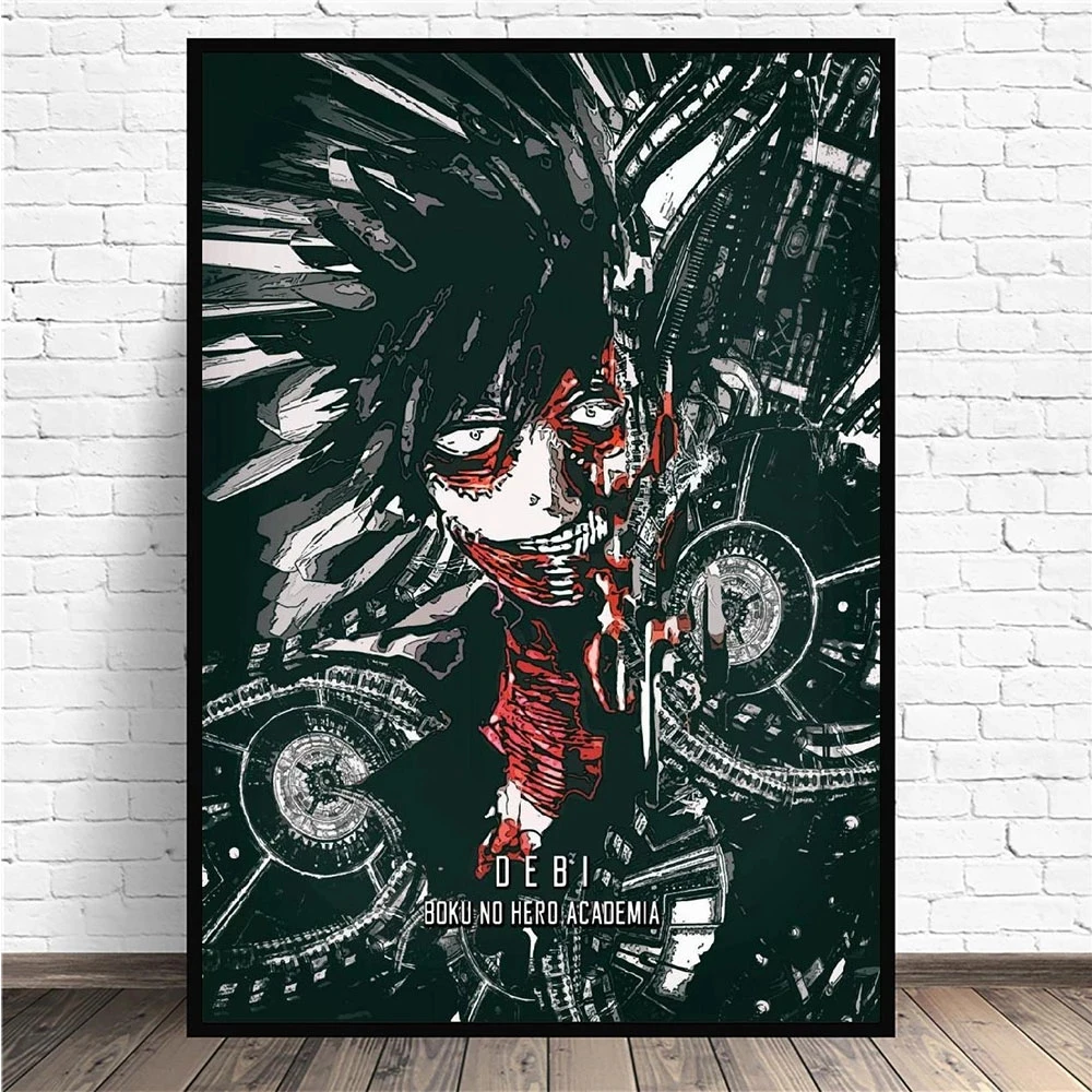 

Dabi Boku Geen Hero Anime Canvas Painting My Hero Academia Print Pictures Moderne Style Poster Wall Art Home Decor Living Room