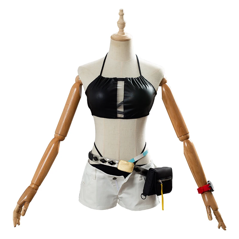 

Anime! Arknights Chen RHODES ISLAND Swimsuit Lovely Sexy Uniform Cosplay Costume Role Play Suit Full Set For Women Free Shipping