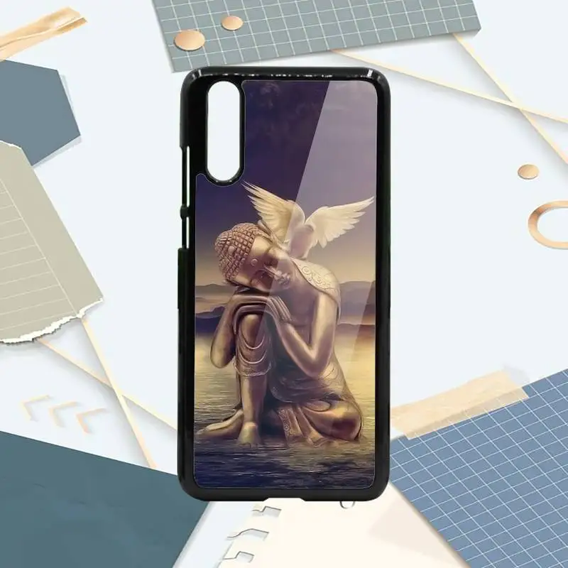 

Gautama Buddha statue Phone Case PC For Samsung galaxy S note 8 9 20 10 e lite2019 plus pro ultra