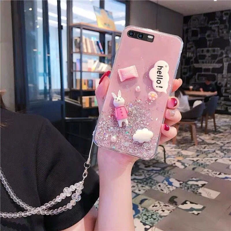 Huawei p10plus mobile phone case, transparent, full set, ultra-thin and soft