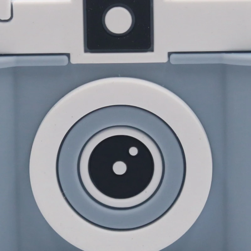 

3PC Food Grade Silicone Teether BPA Free for Baby Teething Camera Shaped Necklace Pendant Chew Toy Gift