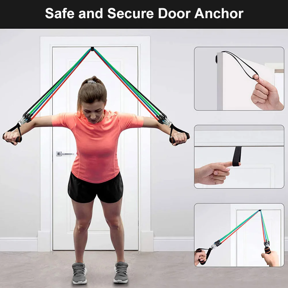 11 шт. эластичные ленты из латекса для фитнеса | Спорт и развлечения