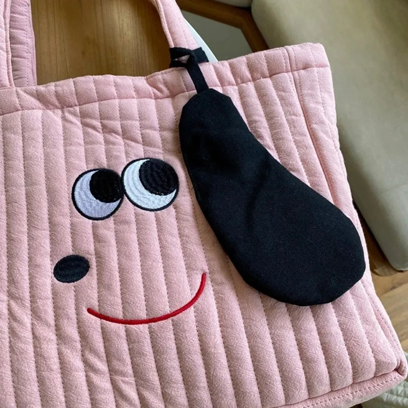 Kpop модная женская сумка Ulzzang аниме мультфильм Tote y2k на плечо большая емкость ins