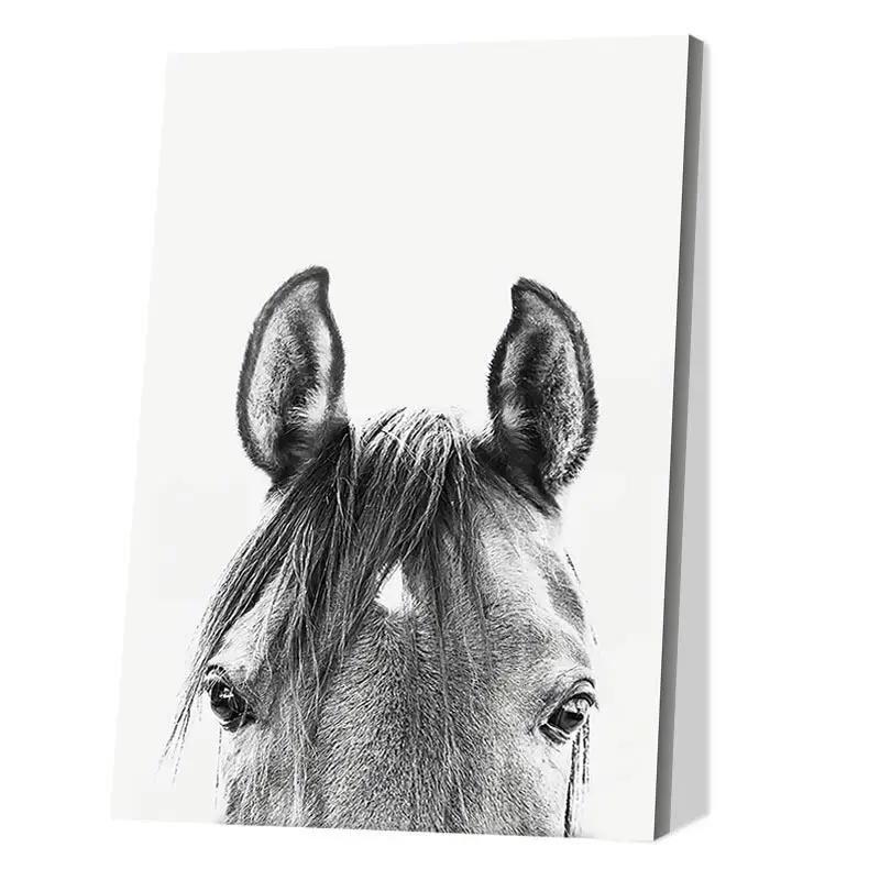 Beste Paard Poster Canvas Art Posters En Prints Moderne Kunst Canvas Schilderijen Op De Muur Art Pictures Home Decoratie 1T