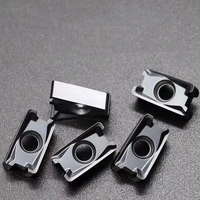 10pcs cnc double sided fast feed lnmu110408 srge square shoulder pin milling insert processing steel stainless steel lnmu 110408