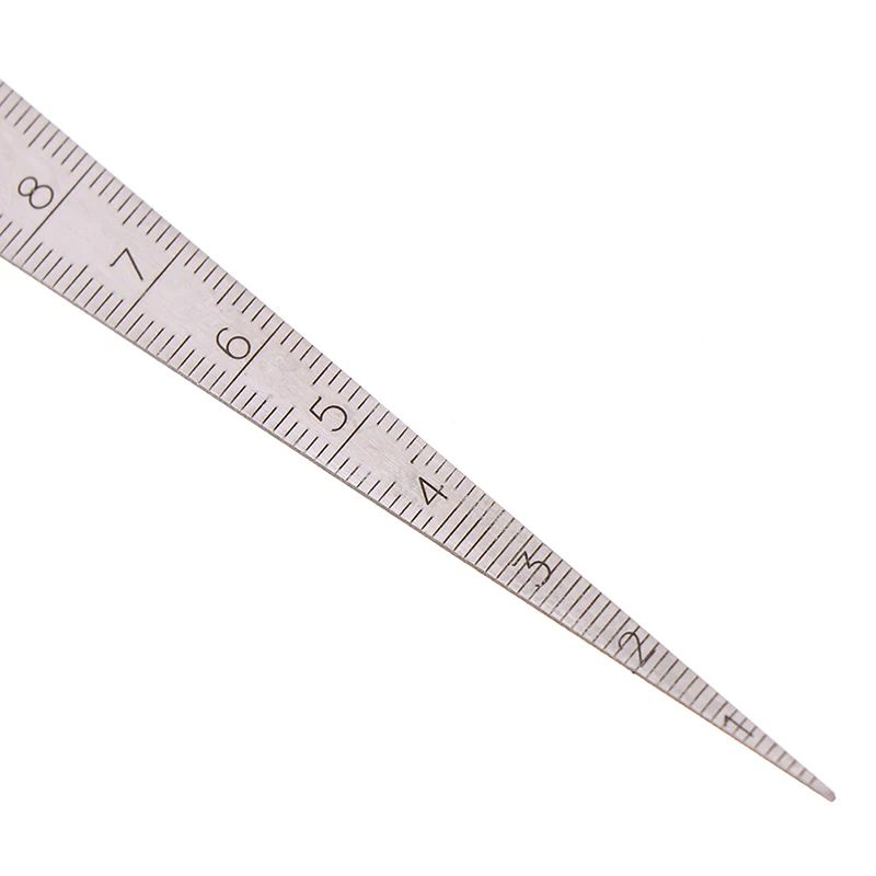 

1-150mm Wedge Taper Ruler Stainless Steel Welding Taper Feeler Gauge Depth Ruler Hole Inspection For Measurement Tool