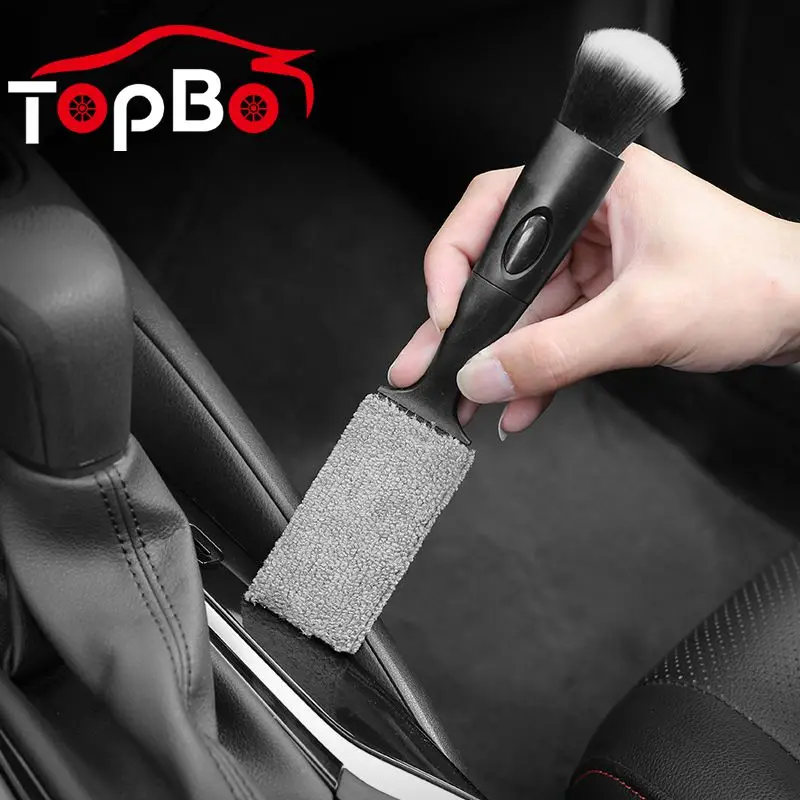 

Автоматический воздушный моющая деталь щетка автомобильный Кондиционер Vent щетка с салфетка из микрофибры для чистки полотенца для чистки ...