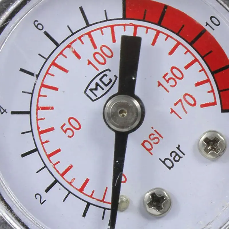 Air Compressor Pneumatic Hydraulic Fluid Pressure Gauge 0-12Bar / 0-170PSI | Автомобили и мотоциклы