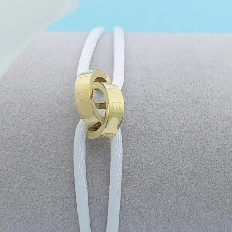 Браслет из нержавеющей стали с надписью Love | Украшения и аксессуары