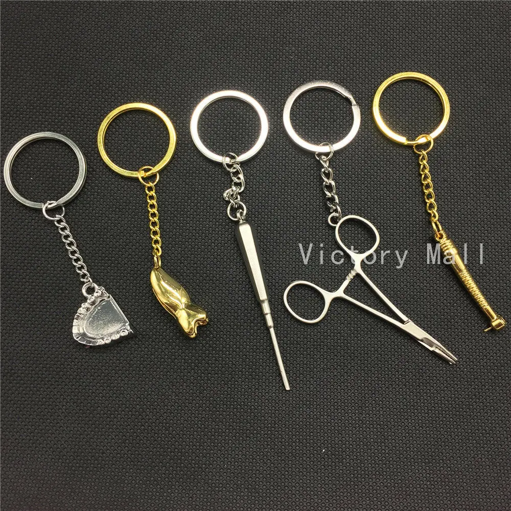 4 шт. стоматологическая красочная модель мандибула для зубов брелок в подарок