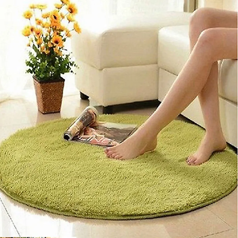 Круглый напольный коврик мягкий ковер для гостиной плюшевый детской комнаты