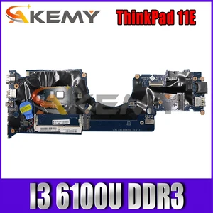 akemy suitable for lenovo thinkpad 11e dali8emb8f0 notebook motherboard 01av948 cpu i3 6100u ddr3 100 test work free global shipping