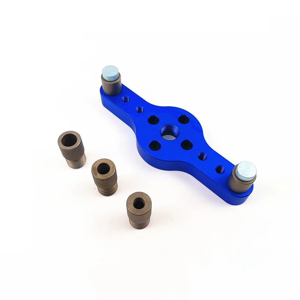 

Woodworking Pocket Hole Fixture Woodworking Hole Locator Round Dowel Hole Puncher Woodworking Drilling Tool Hole Punch