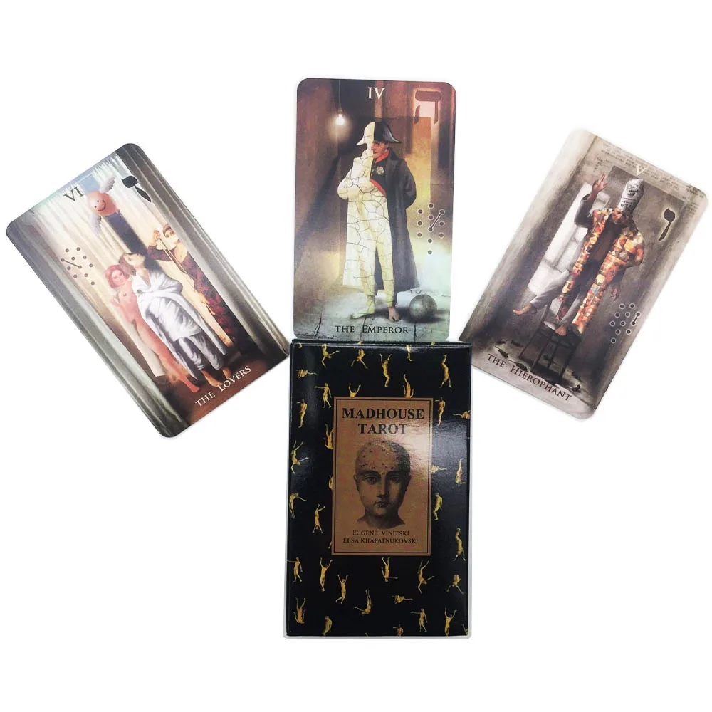 

Доска для игры в Таро Madhouse, 78 карт, английская версия для семьи родителей и детей вечерние настольная игра, гадания, карты Таро