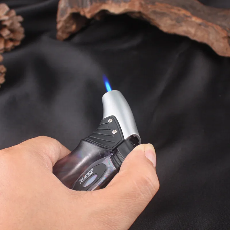 Пистолет распылитель фонарь Бутановая турбо зажигалка для сигарет трубка сигар