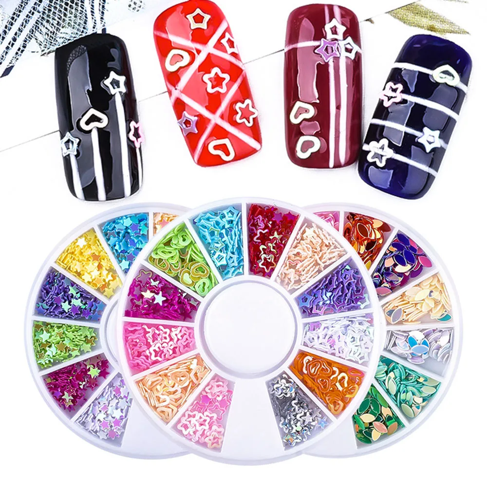 1 чехол со звездами Ослепительная геометрия голографические хлопья круглые