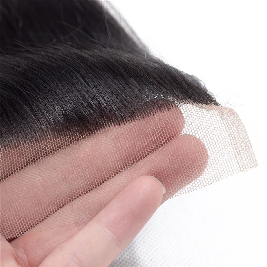 

Brazilian Straight Hair 4x4 Lace Closure with Baby Hair Free Middle Three Part Remy Human Hair Closure 8-22 Inch Free Shipping