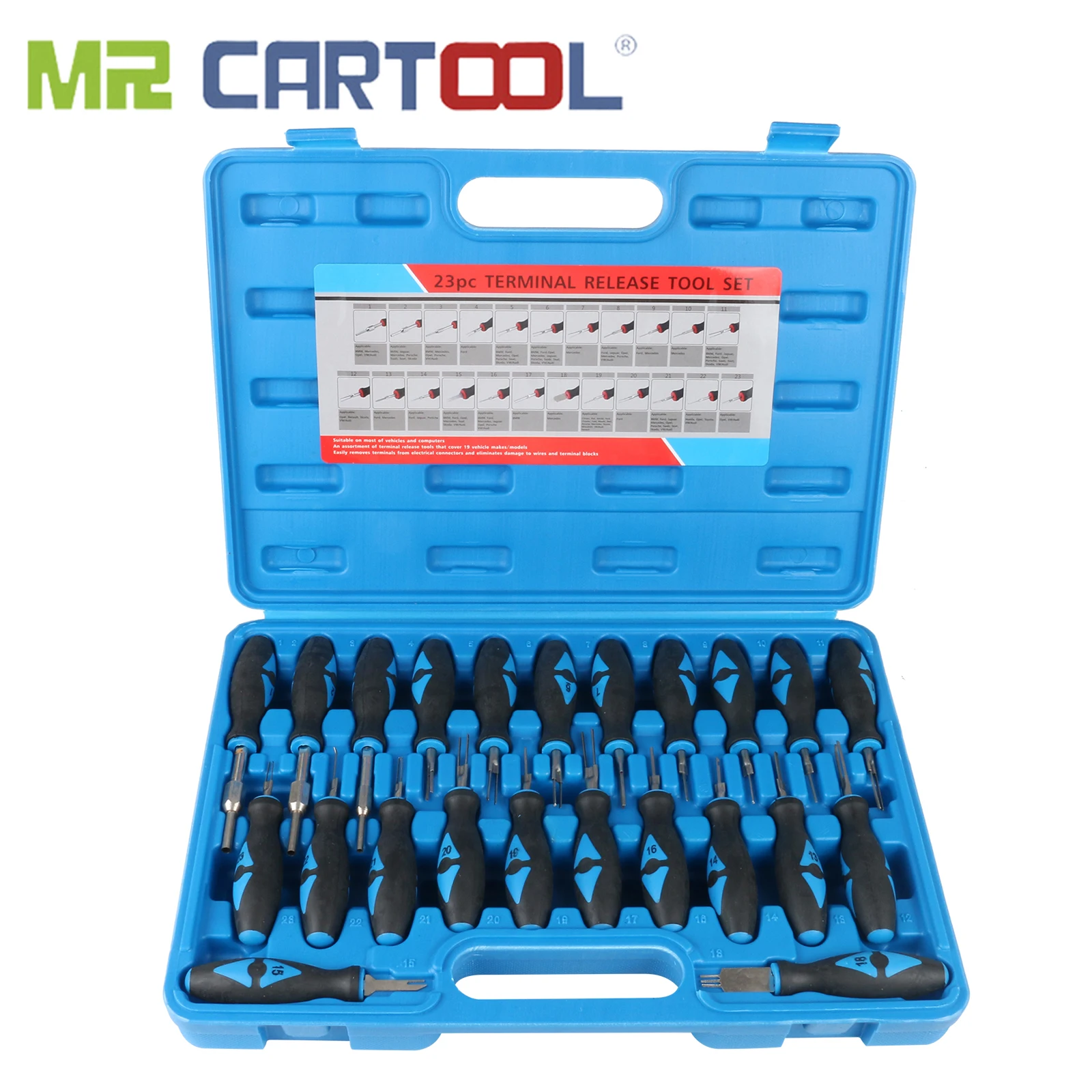 Набор инструментов MR CARTOOL для снятия автомобильных клемм универсальный