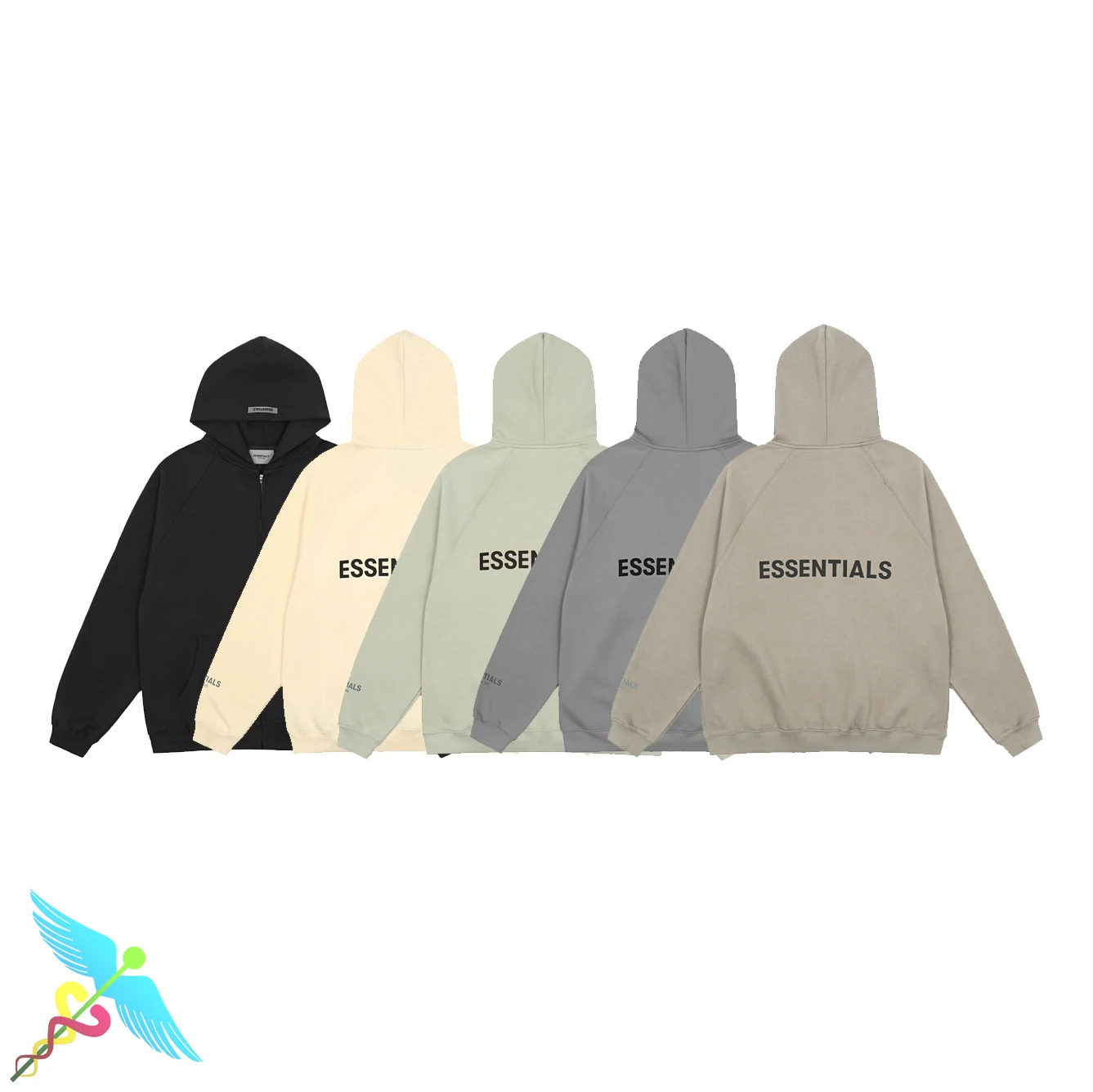 

Justin Bieber Essentials Zipper Hoodie Men Women Fashion Casual Letter Print Sweatshirt 3M Reflective Essentials FOG Hooded Coat