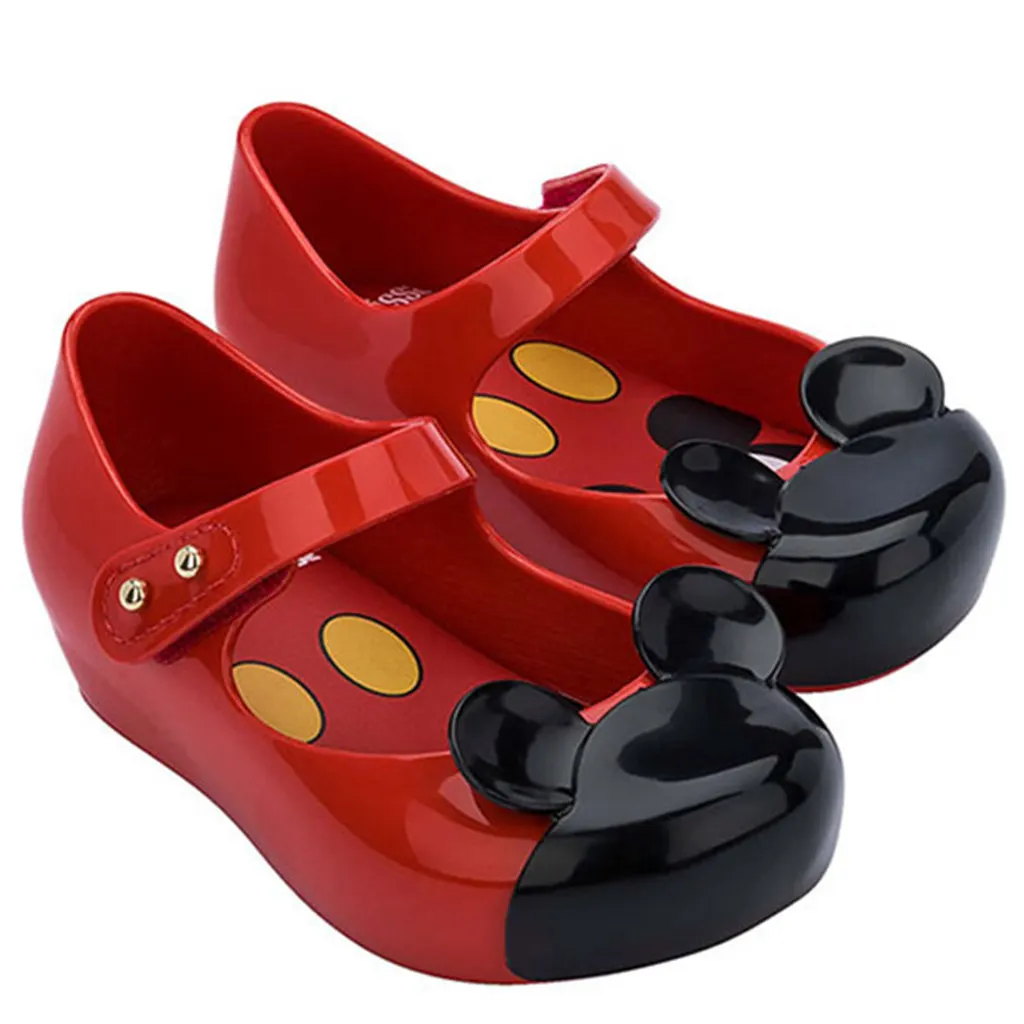 Классические сандалии-желе Mini Mlsa с рисунком мыши Нескользящие пляжные сандалии