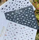 1 шт. 3D дизайн четырех углах звезды исскуство ногати наклейки украшения 10X9cm Советы наклейки золотого и серебряного цвета наклейка для ногтей маникюрный набор аксессуаров