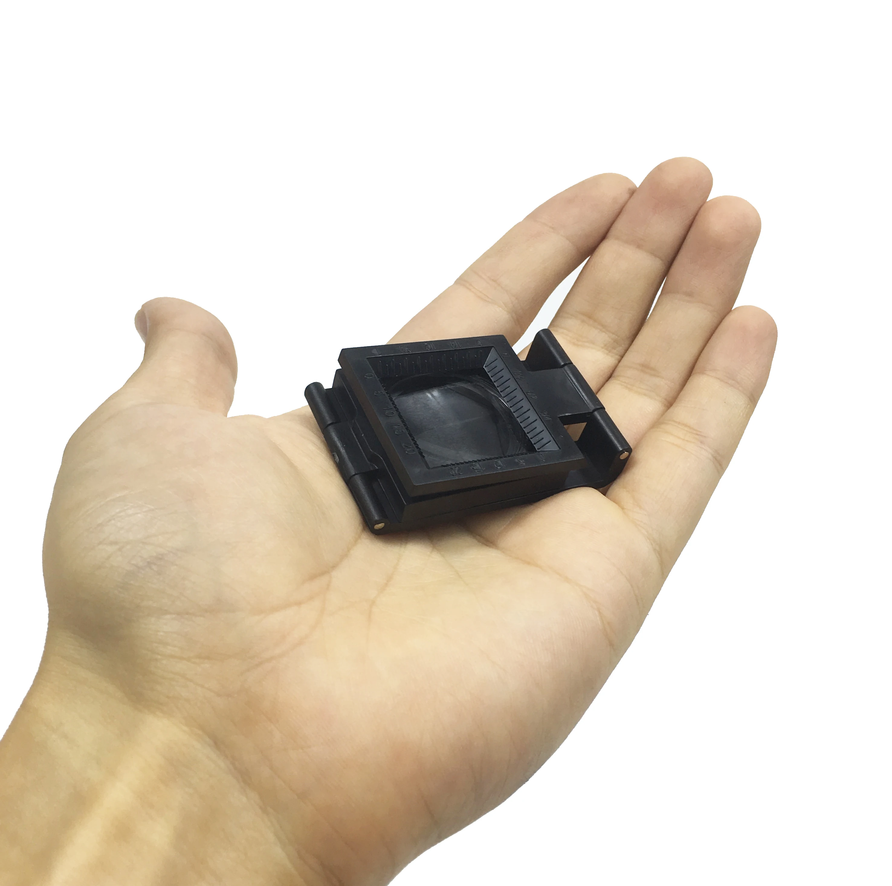 Складные 10-кратные оптические линзы Калибровочная лупа ткань для печати |