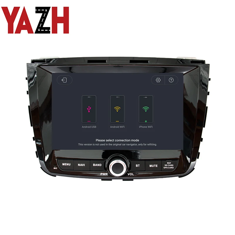 Автомагнитола YAZH 1080*600 HD IPS 1 Din для Ssangyong Rexton 2017 2018 с головным устройством 9 дюймов GPS