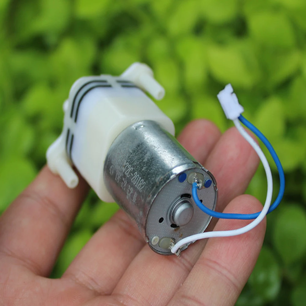 Небольшой воздушный насос постоянного тока 3V 5V 4V 0.5A вакуумный двойного способ 2