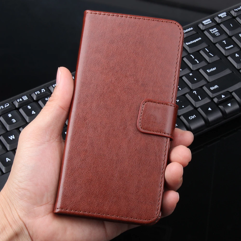 Кожаный чехол-книжка для huawei Y6 Pro Prime 2017 2018 2019 кошелек с защитой от падения на 360