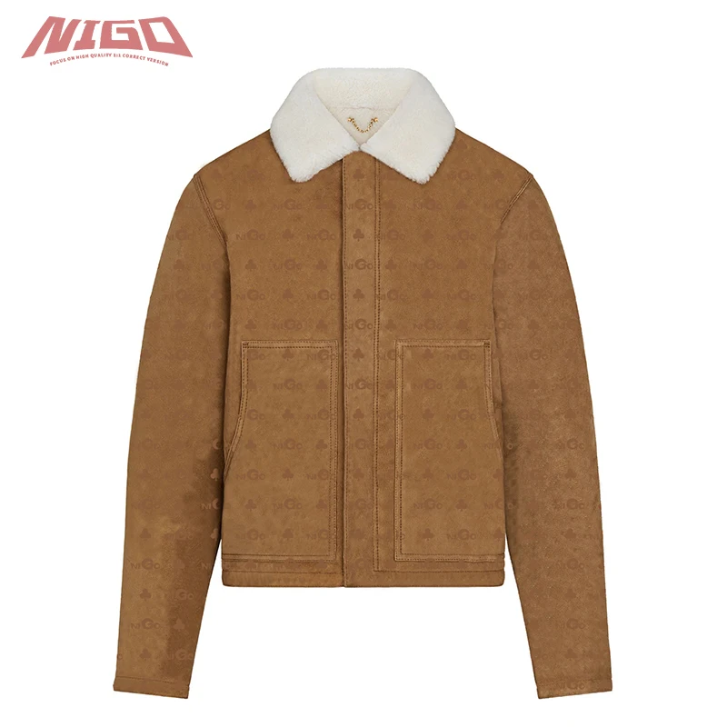 

Верхняя кожаная куртка NIGO 21ss, верхняя одежда # nigo169