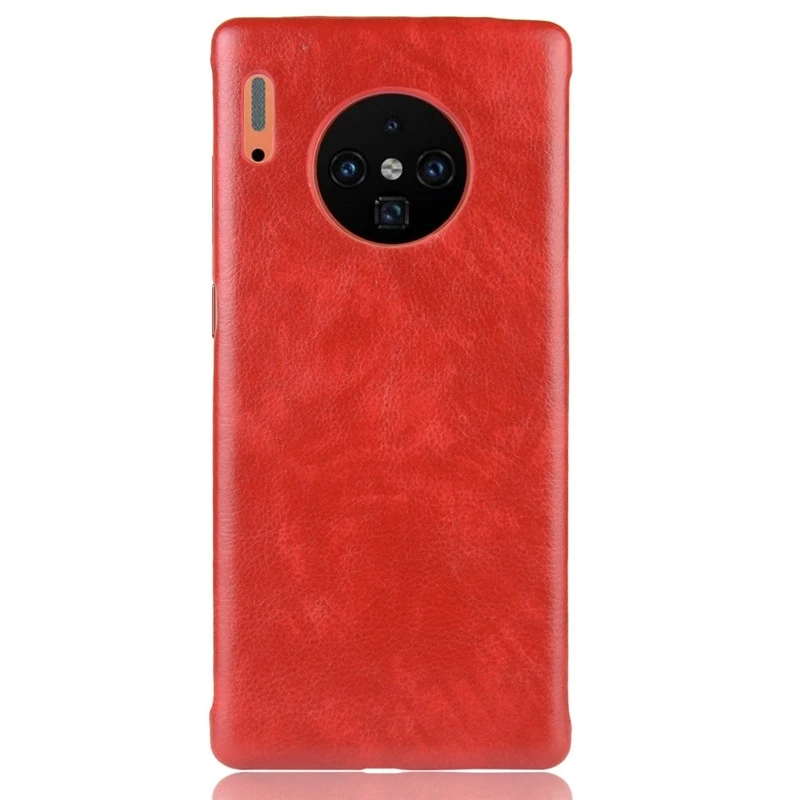 Red Кожаный чехол для huawei mate 30 Pro 5G 20 Lite Pro Чехол жесткая матовая задняя крышка чехол бампер для huawei mate 20 20 Lite Fundas Capa - Цвет: Red