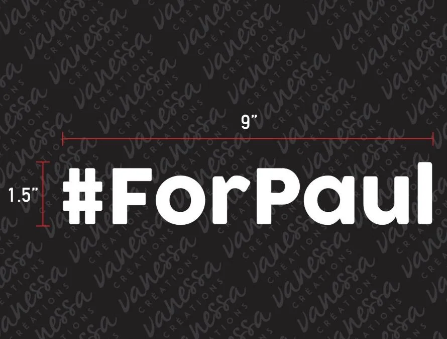 

Для (2 шт.) PAUL RIP PAUL WALKER sticker vinyl decal