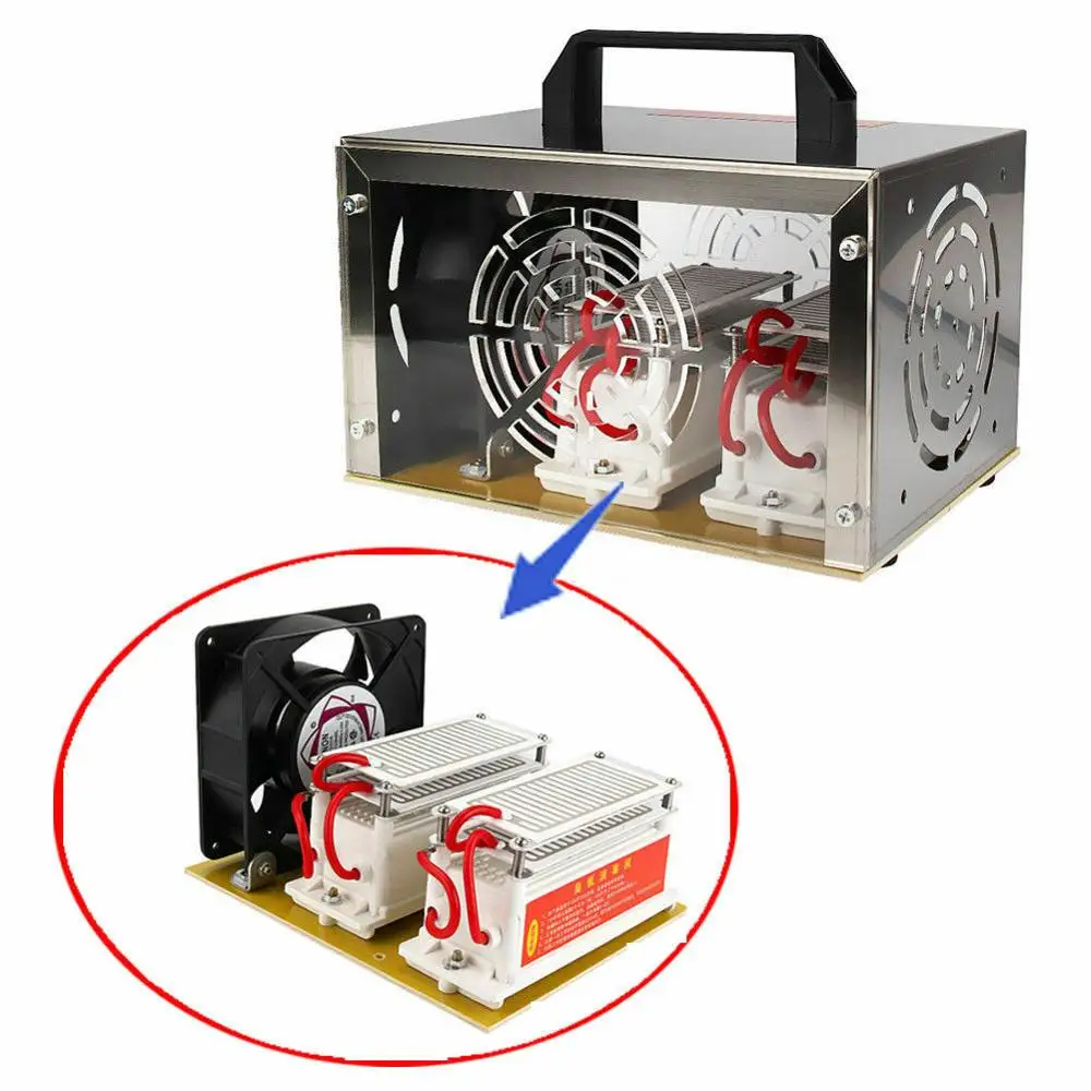 

Генератор озона 20 г, очистители воздуха, длительный срок службы, дезинфекция озона с крышкой