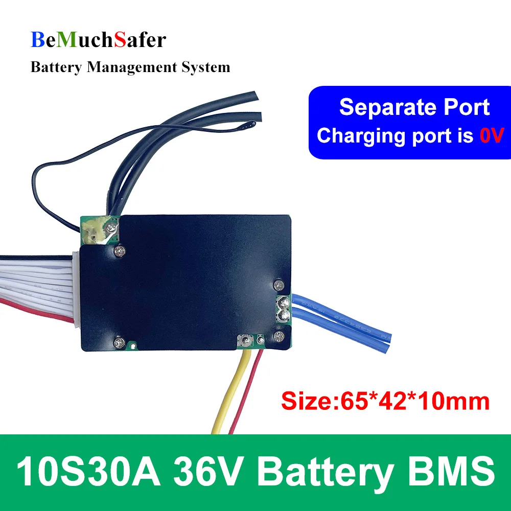 BeMuchSafer BMS 10S30A 36 В батарея отдельный порт PCB для HAILONG E Bike Scooter мотоциклы солнечная