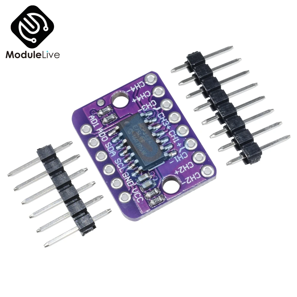 MCP3424 Digital I2C IIC ADC 4 Channel CH модуль преобразования для Raspberry Pi Arduino 2 7 5 В|Детали и