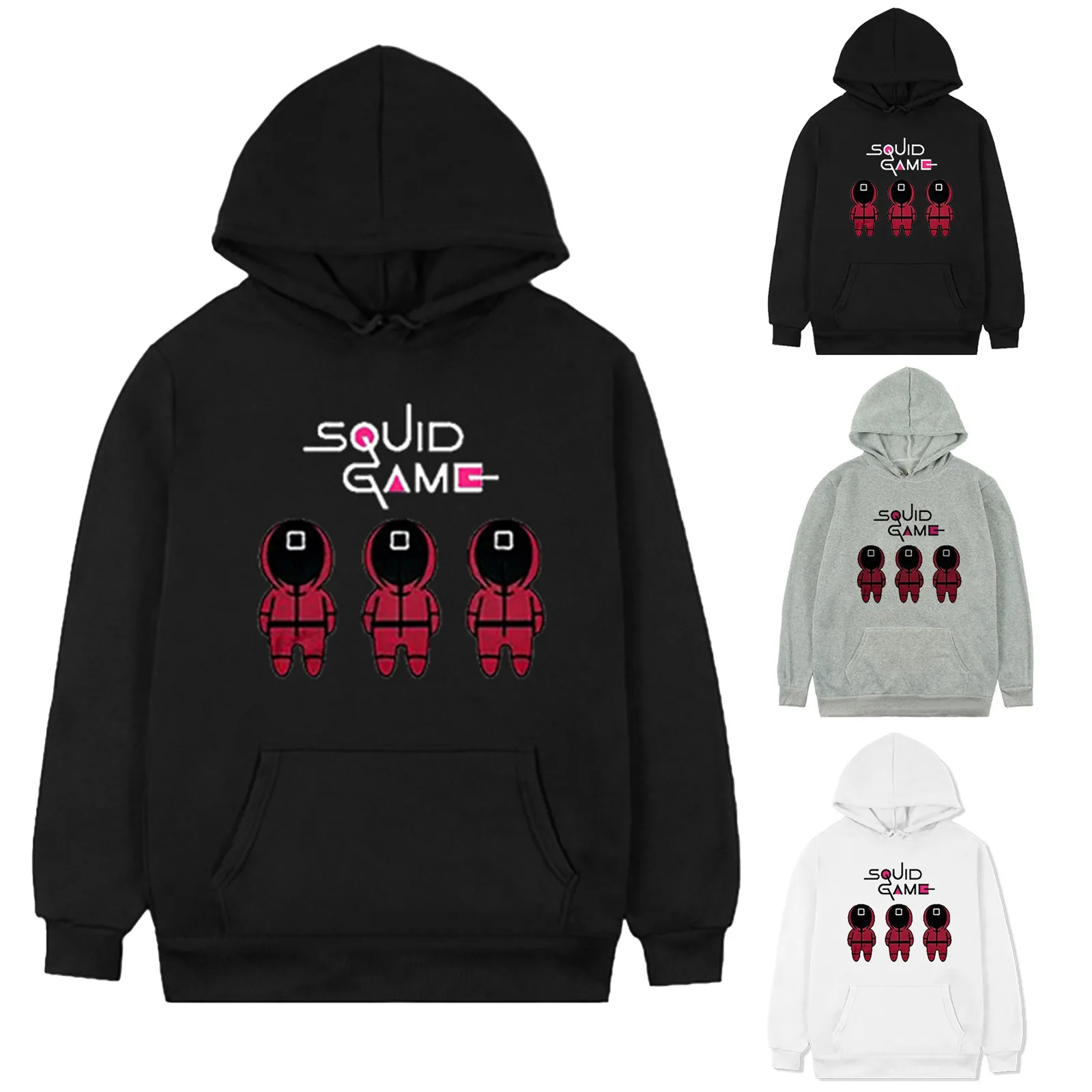 

Squid Game 3D Hoodies Men Sweatshirts Women Unisex Outwear Hip Hop Pullovers Harajuku Hooded Casual Boys Girls Tops Kids Clothes