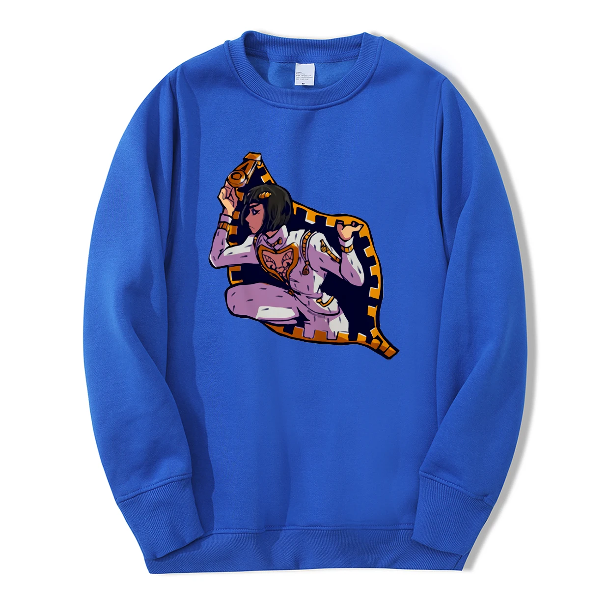 JoJo Необычные Приключения толстовки мужские весна зима мода Липкие Пальцы Bucciarati мужская толстовка флис Harajuku спортивный костюм - Цвет: Blue 6