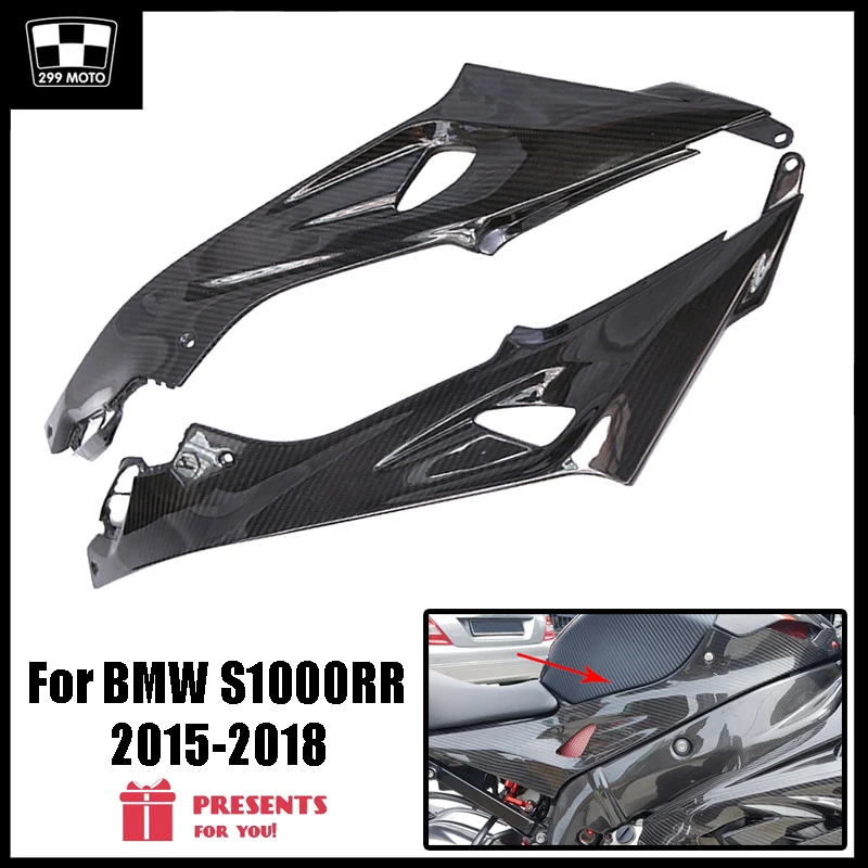 

For BMW S1000RR 2015-2018 Motorcycle Model Material Carbon Fiber Fuel Tank Side Panels, Fuel Tank Left And Right Small Panels