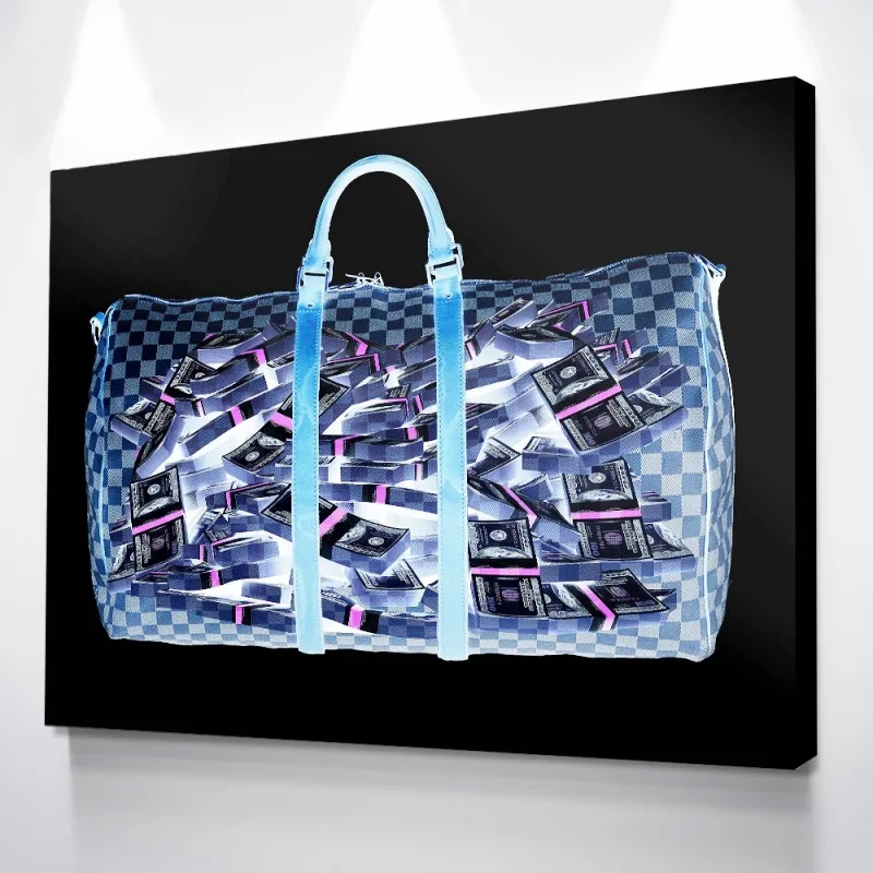 

Wall Art Posters Perspective Money Bag Canvas Painting Office Decoration Canvas Prints Nordic Style Poster Decorative Paintings