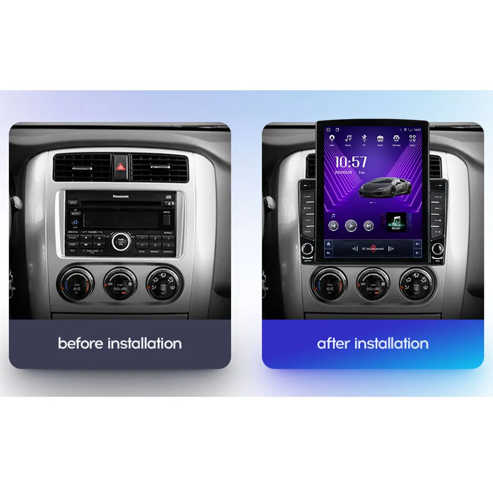 Автомобильная Мультимедийная система автомагнитола под управлением Android 9 7 с